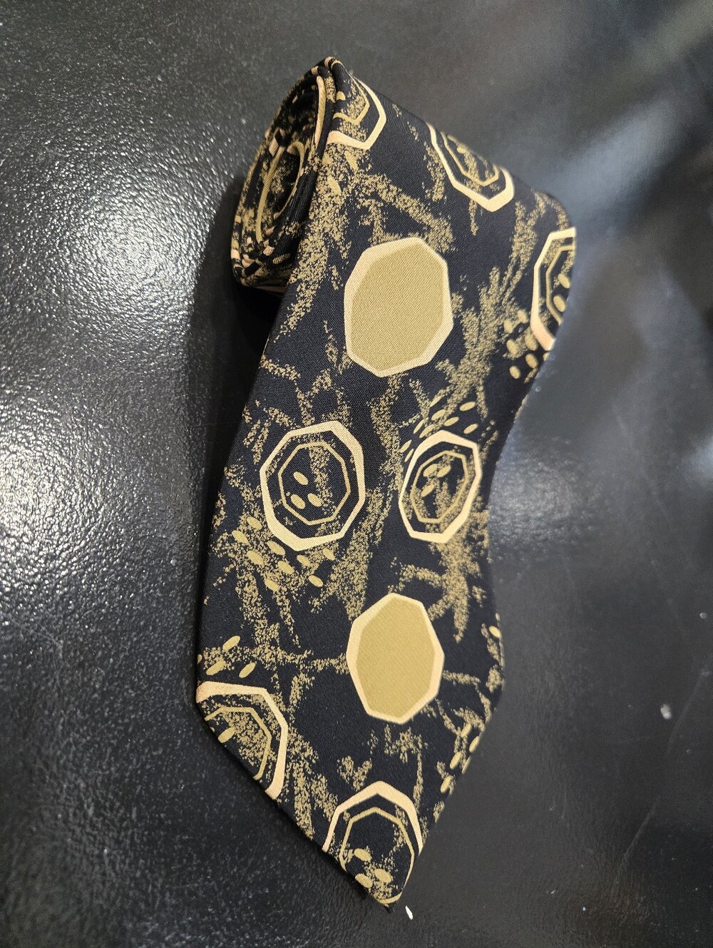 Austin Grey Silk Patterned Tie - Made In Italy